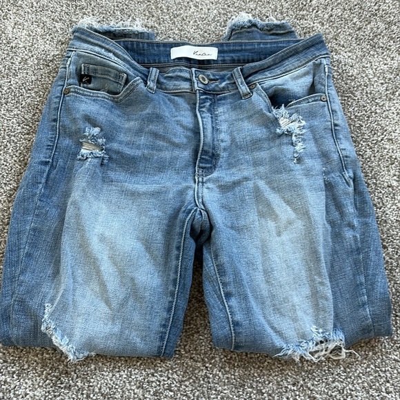 KanCan Distressed Blue Jeans - Picture 3 of 5